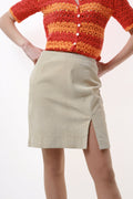 90s Vintage New with Tag Mini Suede Skirt 1561