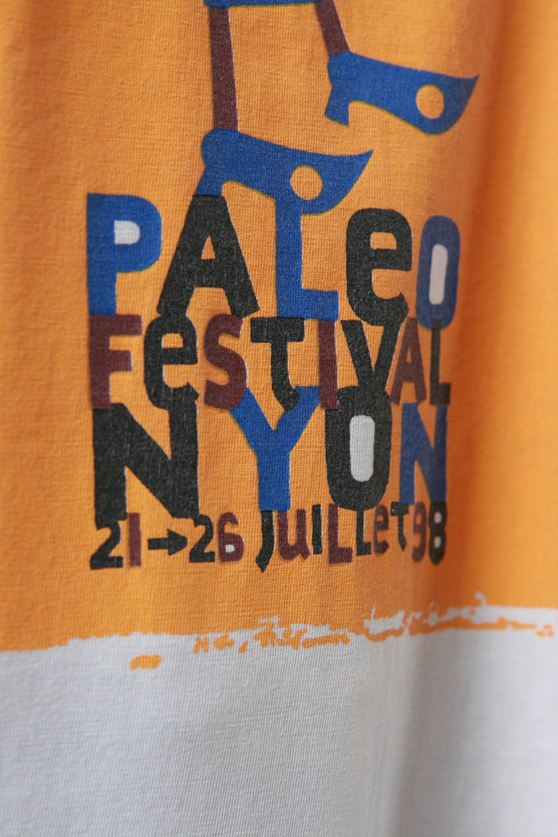 1998 Festival Graphic Print Vintage Cotton T-shirt 17820