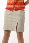 90s Vintage New with Tag Mini Suede Skirt 1561