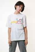 NIKE Tennis Camp Vintage White Cotton T-shirt 17807