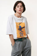 1998 Festival Graphic Print Vintage Cotton T-shirt 17820