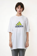 ADIDAS Logo Embroidered Vintage Cotton T-shirt 17838