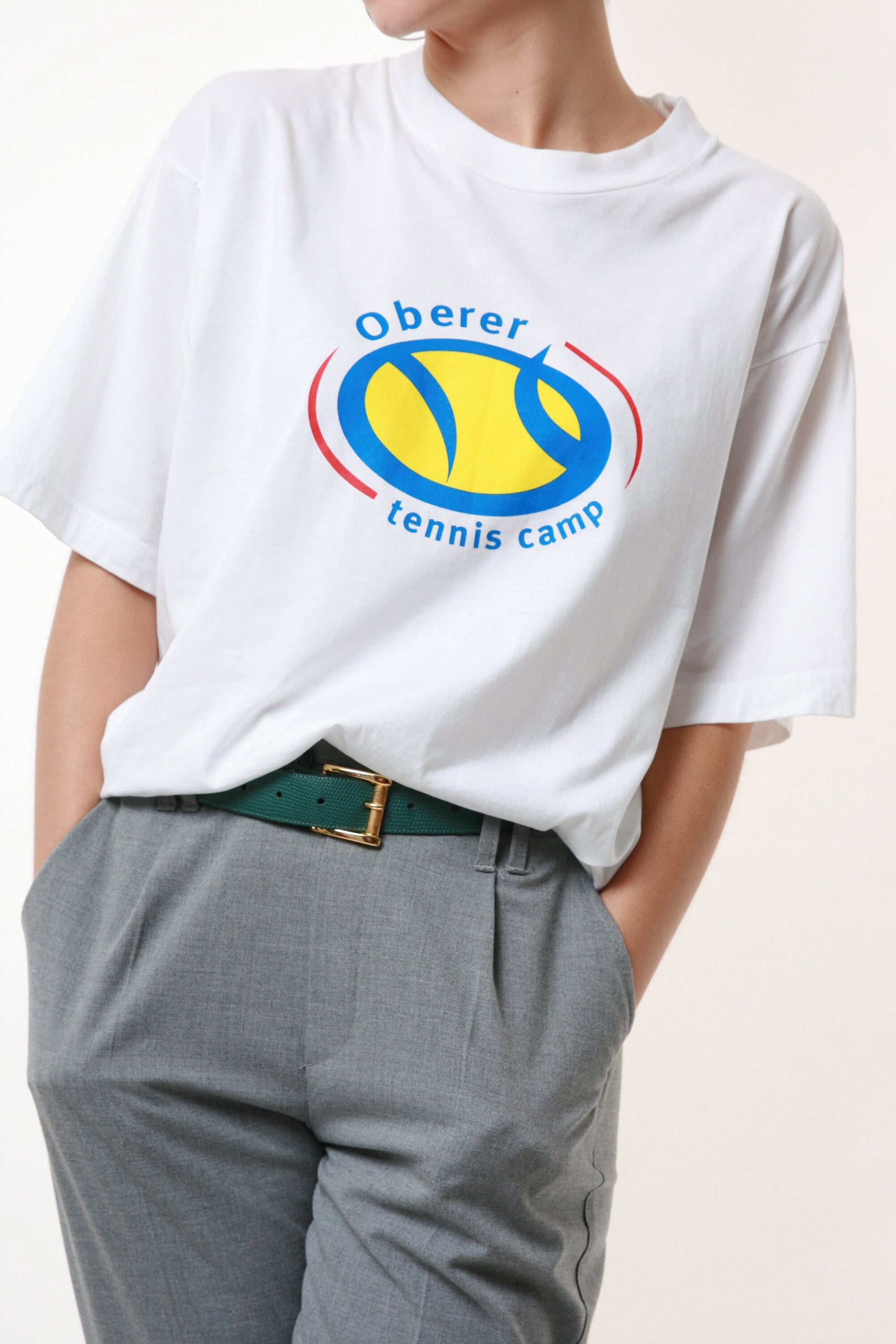 Logo Tennis Vintage Cotton T-shirt 17841