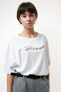 VICIDOMINI 90s Vintage Graphic Embroidered T-shirt 17418