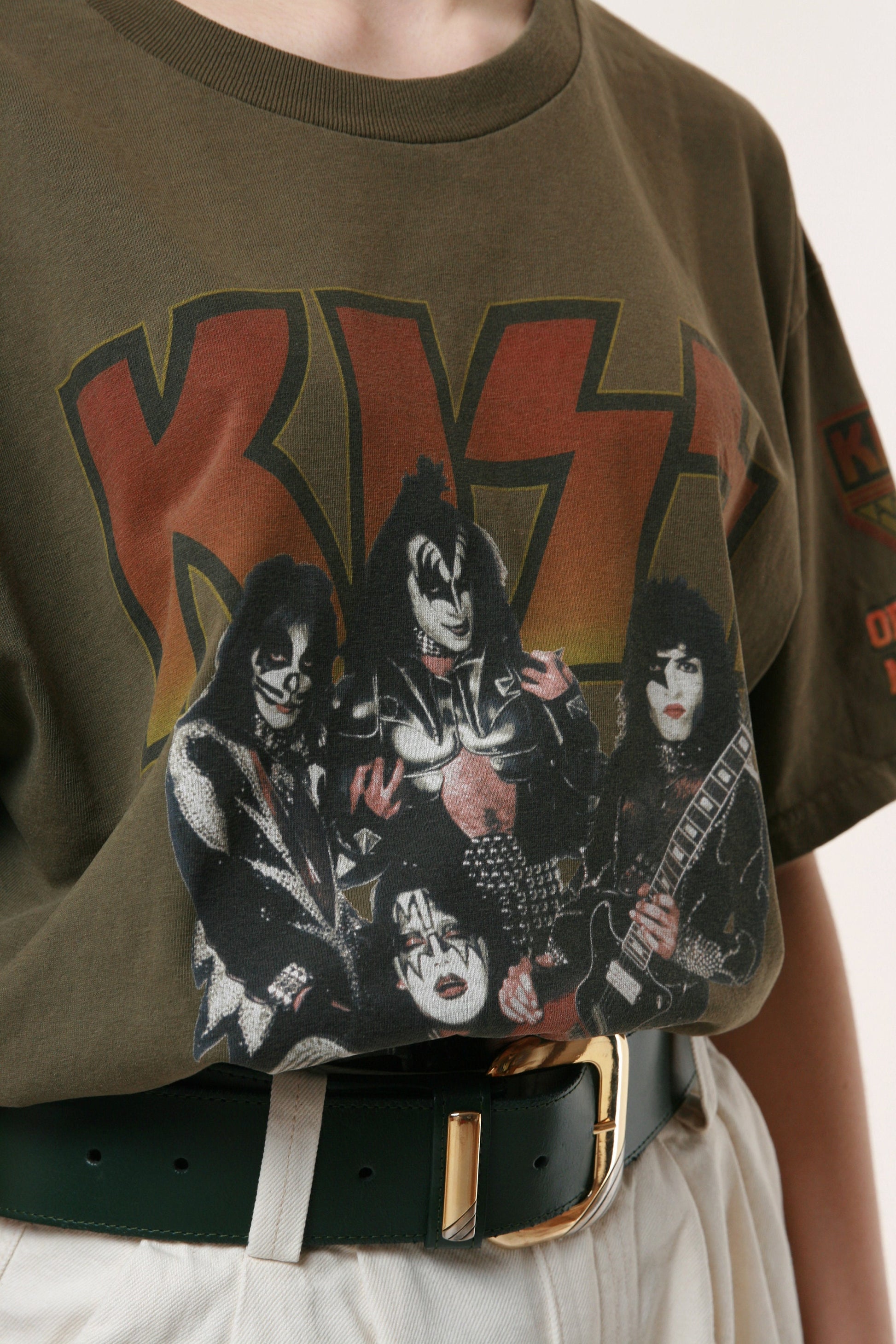 90s Vintage Vtg Rare KISS ARMY Graphic Vintage Cotton T-shirt 16957