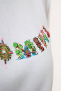 VICIDOMINI 90s Vintage Graphic Embroidered T-shirt 17418