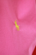 Vintage Vtg Rare Ralph Lauren Pink Short Sleeve Shirt Buttons Up Blouse 2311