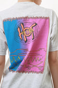 HOT ULTRA Vintage Graphic Print Tee White Shirt T-shirt 18222