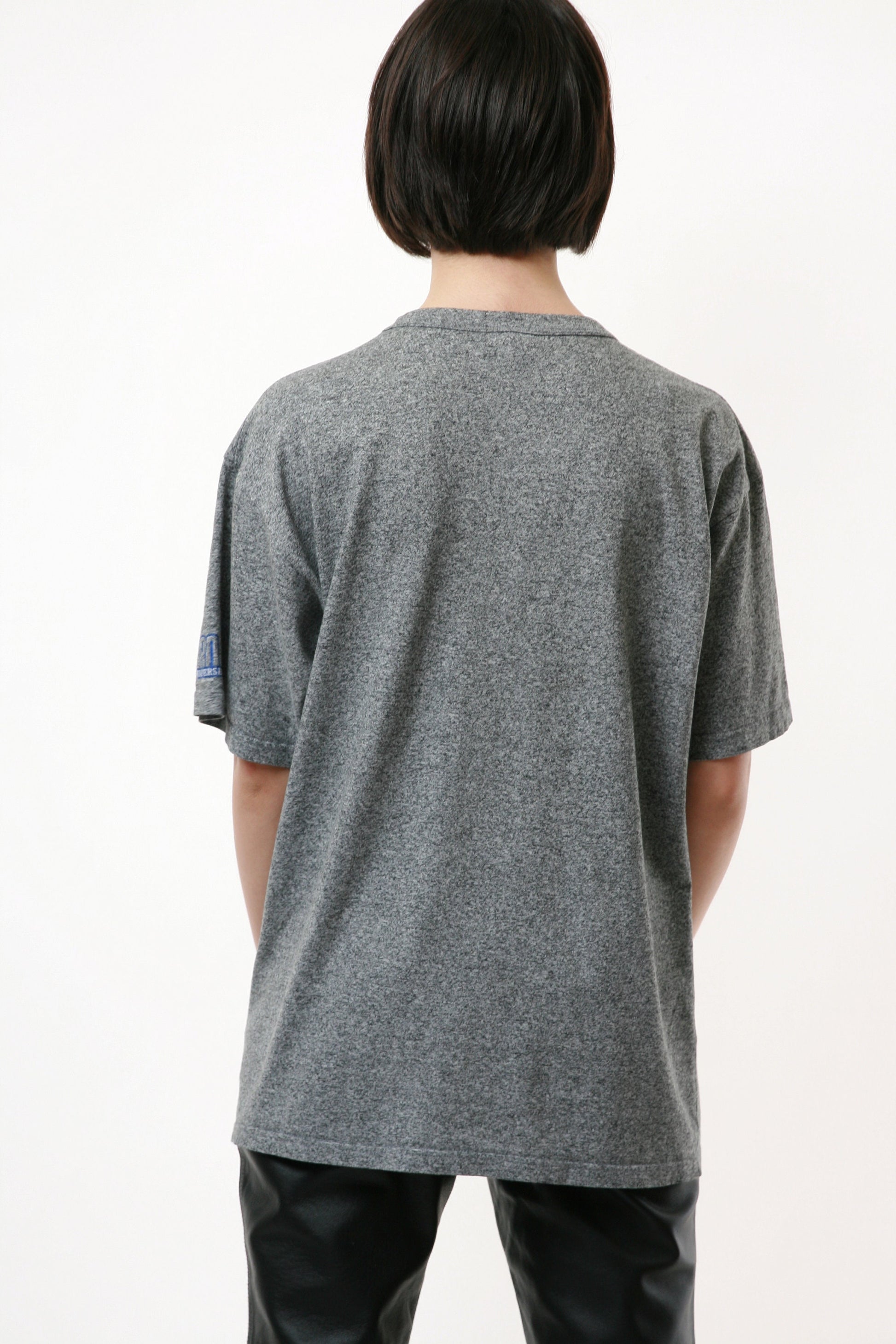 CHAMPION Vintage Gray Logo Cotton T-shirt 18164