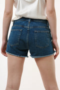 90s Vintage Vtg Rare American Apparel Denim High Waisted Mini Shorts Grunge Style made in USA 2512 Girlfriend Gift Present