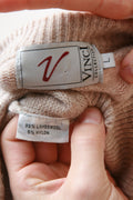 100% Wool VINCI COLLECTION Vintage Top Sweater Jumper Mens Clothing Girlfriend Gift Present 18513