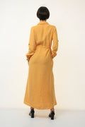 60s Vintage Woman Maxi Long Robe Style Dress size Small Medium 3389/ Vintage Woman Yellow Long Maxi Pencil Dress size Small Medium