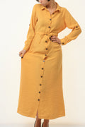 60s Vintage Woman Maxi Long Robe Style Dress size Small Medium 3389/ Vintage Woman Yellow Long Maxi Pencil Dress size Small Medium