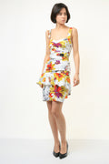 00s Karen Millen Floral Dress size UK 8 new with label Deadstock/ Woman Every Day Dress Big Floral Print