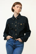 80s Vintage Vtg Rare MCM Denim Cropp Jacket Bomber 4487 Girlfriend Gift Present Size M L/ Vintage Woman MCM Denim Jacket