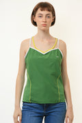 90s Vintage Vtg Rare Nike Green Sleeveless Body Suit 4475 Girlfriend Gift Present Size XL/ Vintage Woman Nike Sport Tshirt