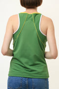 90s Vintage Vtg Rare Nike Green Sleeveless Body Suit 4475 Girlfriend Gift Present Size XL/ Vintage Woman Nike Sport Tshirt