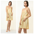 80s Vintage PALMERS 100% SILK Natural Night Slipping Mini Dress 4531/ Sleeveless Night Gowns Dress