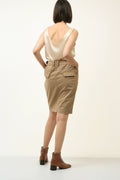 90s Vintage Max Mara High Waisted Beige Mini Skirt 4586/ Vintage Woman Max Mara Beige Skirt/ Vintage Max Mara/ Vintage Woman Clothing