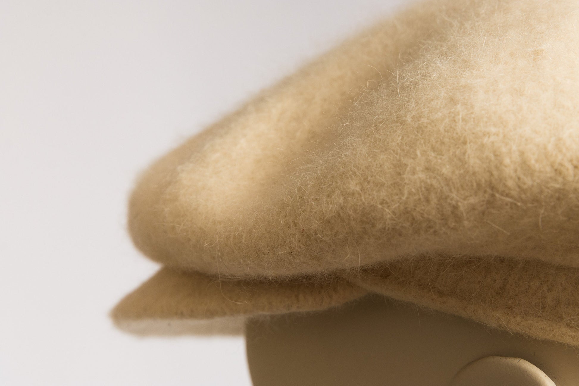 70s Vintage Style Woman Retro Angora Wool Hat 4903/ Vintage Woman Beige Angora Beret/ Retro Woman Beige Beret size Small