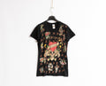 Ed Hardy T-Shirt / Vintage Tattoo Graphic Tee Shirt / 90s Short Sleeve Shirt size Medium 4806/ Vintage Graphic Black Tshirt