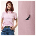 Vintage Woman Nautica Pink Classic Short Sleeve Polo Tshirt size M Medium 4917/ Vintage Woman Polo Tshirt/ Vintage Woman Clothing