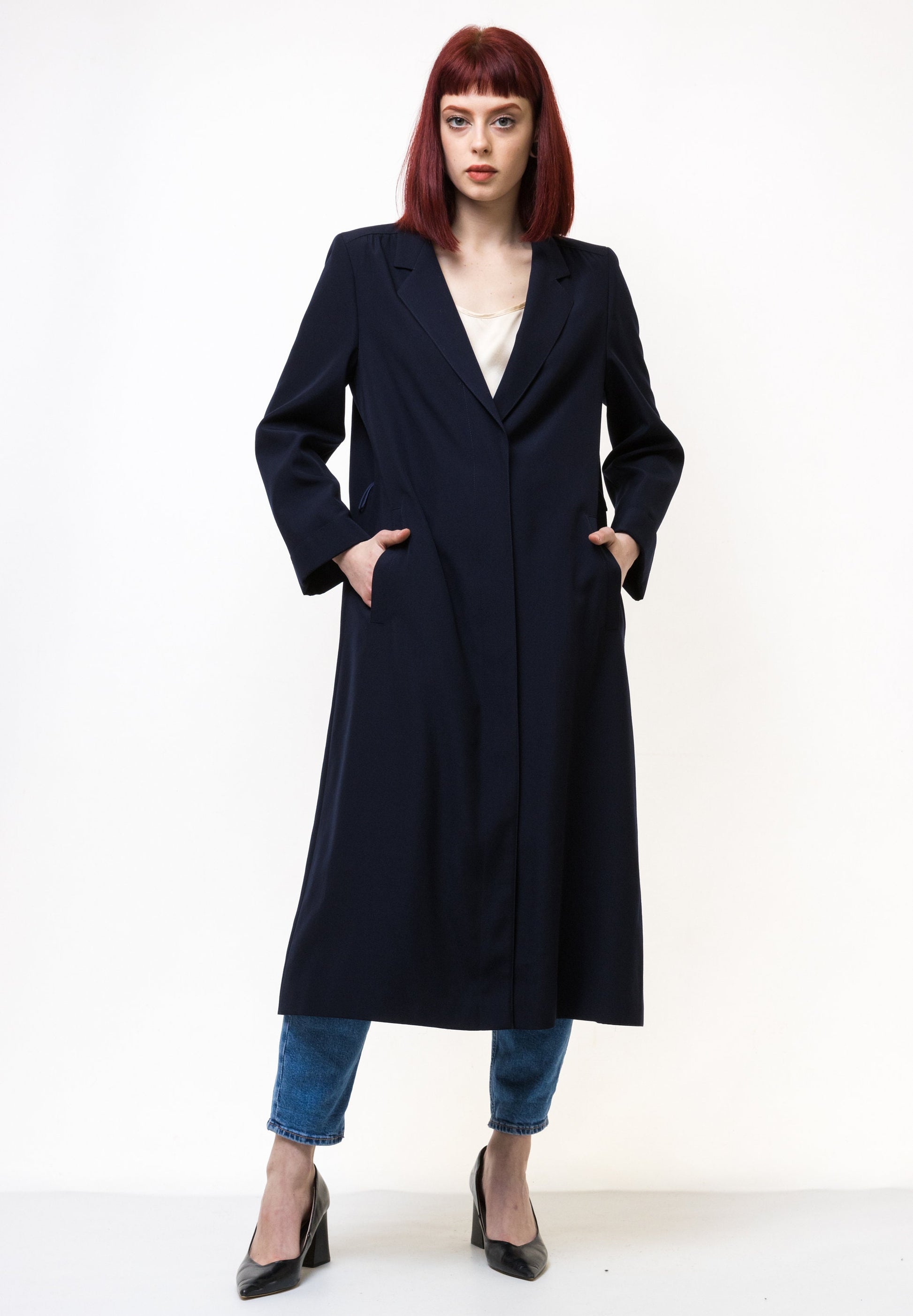 80s Woman Lambswool Coat Women Vintage 80s winter coat long wool coat outerwear maxi winter coat vintage clothing size Medium