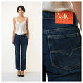 90s Vintage Vtg Versace Couture Mid Waisted Denim Straight Jeans Pants Trousers Size S Gift/ Vintage Versace Jeans 19042