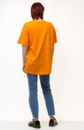 90s Vintage I Have Envolved Orange T Shirt - Men's L, Women's L | Vintage Orange Graphic Print Tee