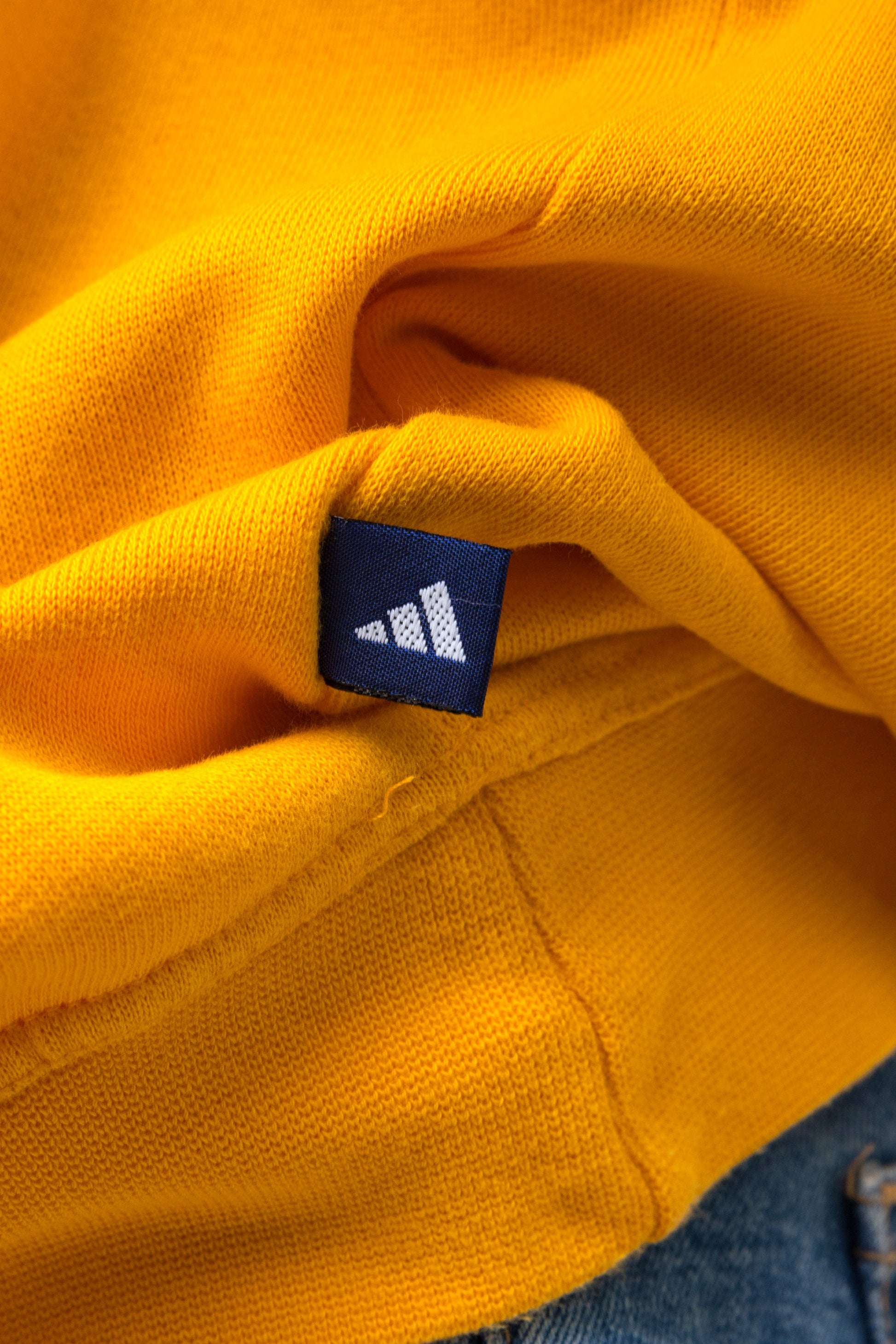 Vintage 90's Adidas Small Blue Logo Sweatshirt Plain Sportswear Jumper Pullover Crewneck Sweater Blue Size Small