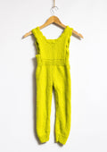 80s Vintage Kids Hand Made Knitted Romper Jumpsuit fits size 3 years old