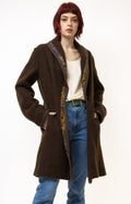 80s Woman 100% Wool Coat Women Vintage 80s Winter Coat Long Wool Coat Outerwear Midi Fall Coat Vintage Clothing size S M