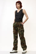 Cargo Pants, Army, Y2K Pants, Army Surplus, High Waisted Pants, Wide Leg Pants, Hippie Pants, Flare Pants, Streetwear, 90s Clothing