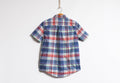 Vintage Boy Checked Short Sleeve Shirt size 7 years old