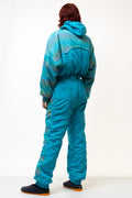 Overall Blue Ski Suit M Womens Ski Suit Womens Clothing Vintage One Piece Skiing Clothing Vintage Skiing Tracksuit Winter Snowsuit