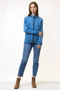 90s Vintage C.P. Company Blue Goodge Jacket size Small/ Vintage Woman Windbreaker Blue Jacket