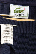 Vintage 80s Lacoste Jumper Lacoste Crew Lacoste Sweater Streetwear Lacoste Logo Embroidered Jumper Sweater Blue Sweatshirt Logo