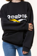 Vintage 90s Reebok Sweatshirt Reebok Crewneck Reebok Sweater Streetwear Reebok Logo Reebok Jumper Sweater Big Logo Large