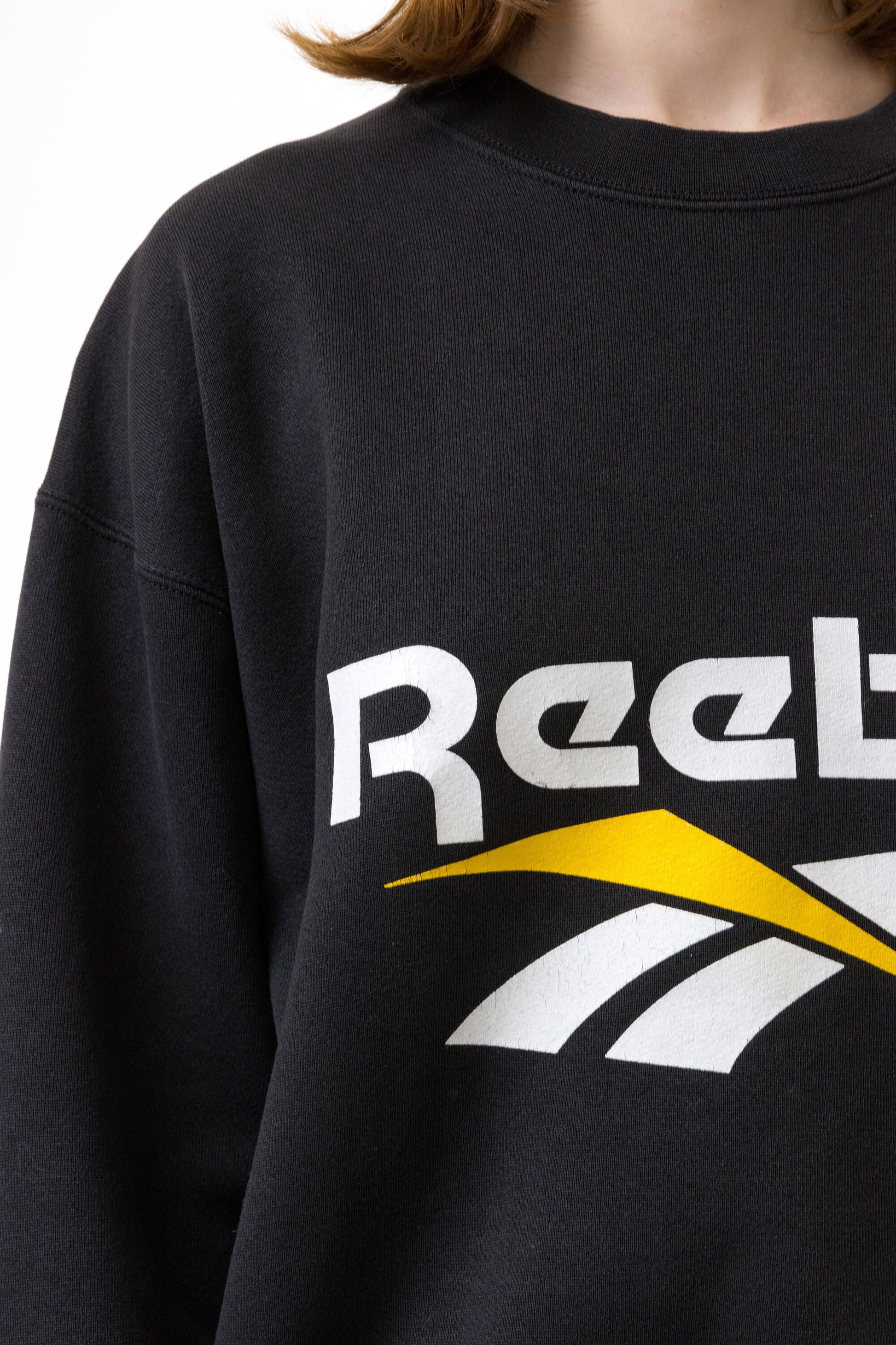 Vintage 90s Reebok Sweatshirt Reebok Crewneck Reebok Sweater Streetwear Reebok Logo Reebok Jumper Sweater Big Logo Large