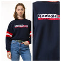 Vintage 90s Reebok Sweatshirt Reebok Crewneck Reebok Sweater Streetwear Reebok Logo Reebok Jumper Sweater Big Logo Medium