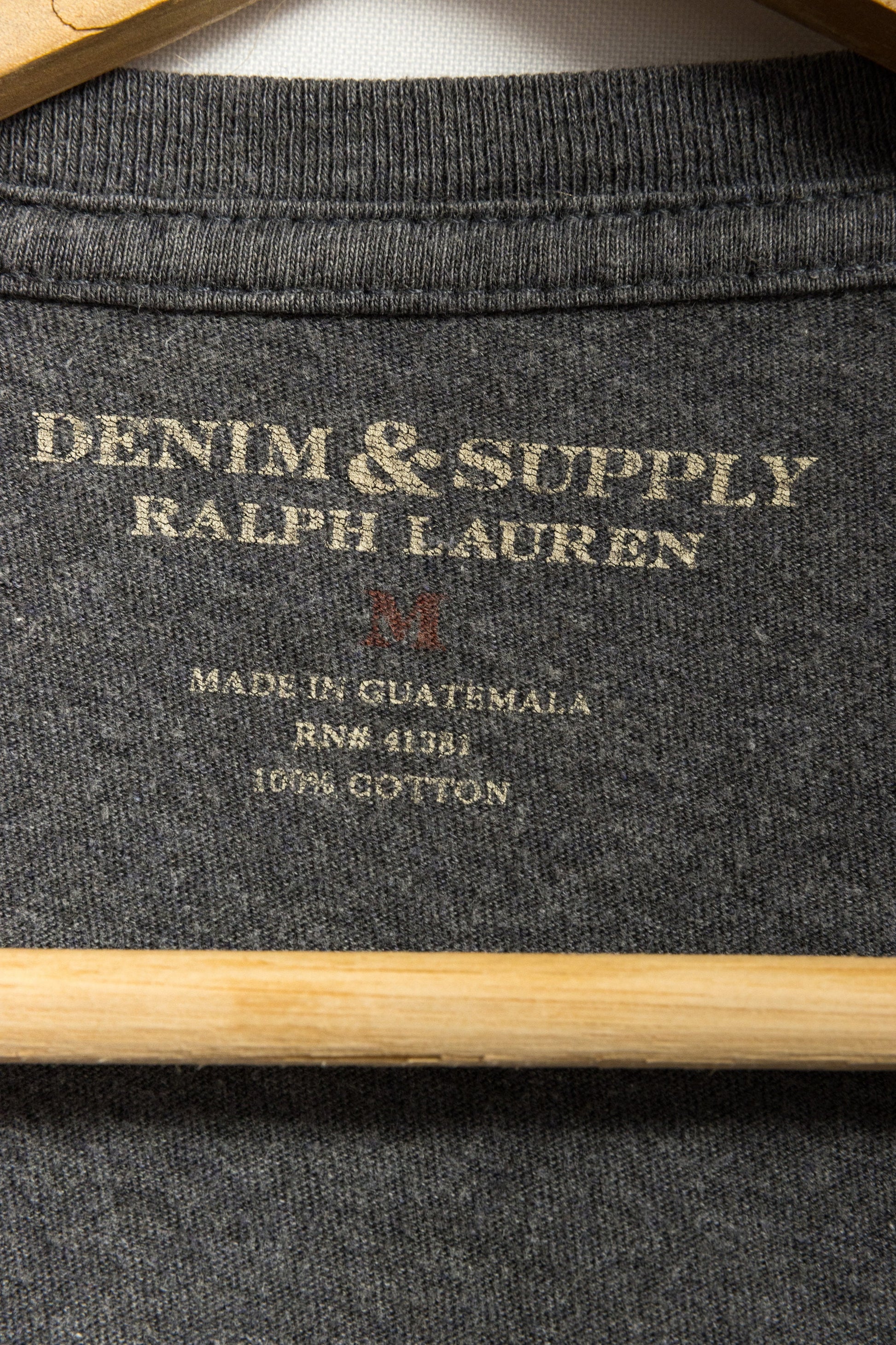 Vintage Ralph Lauren Gray Cotton Logo Short Sleeve Crew Neck Unisex Tshirt Tee/ Vintage Ralph Lauren Unisex Large Tshirt