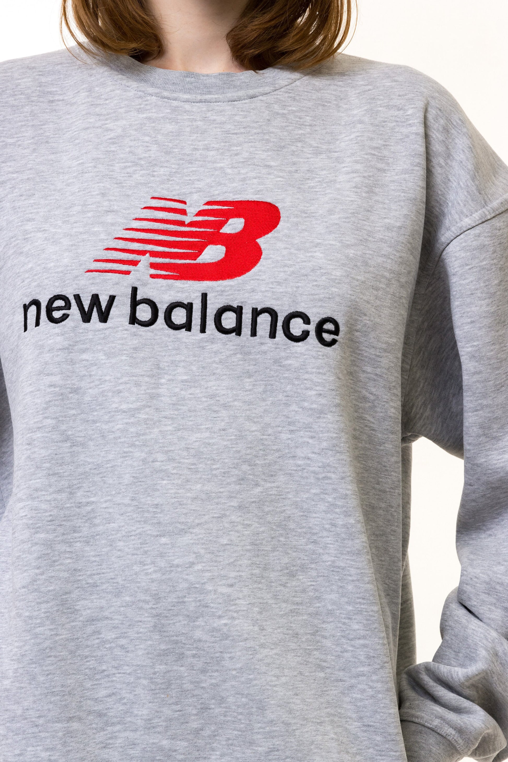 90s Vintage New Balance Sweatshirt Gray Sweatshirt New Balance Size Men's XL Retro 90's Rave Classic Athletic Sport Style Big Logo Pullover