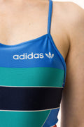 90s Vintage Adidas Swimsuit Bodysuit Suit | Colorful Bodysuit | Blue Adidas Suit | Retro Fitness Suit | Size Small