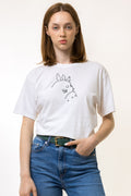 90s Vintage I White Unisex Graphic T Shirt - Men's M, Women's M | Vintage White Graphic Print Tee