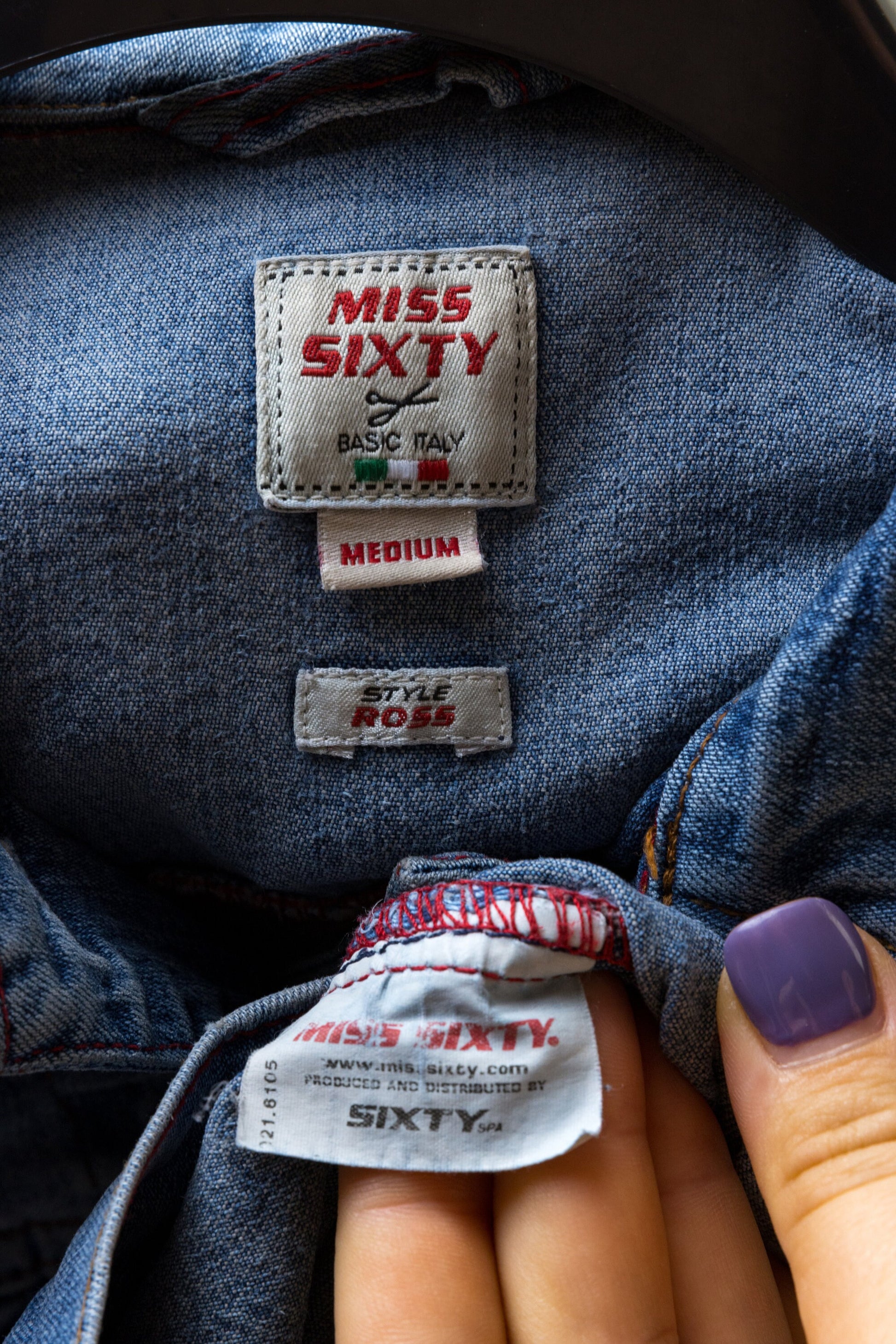 Vintage Miss Sixty Y2K Blue Grunge Denim Jacket, Vintage Miss Sixty Denim Jean Jacket, Vintage Woman Jeans Jacket, Vintage Jacket size Small