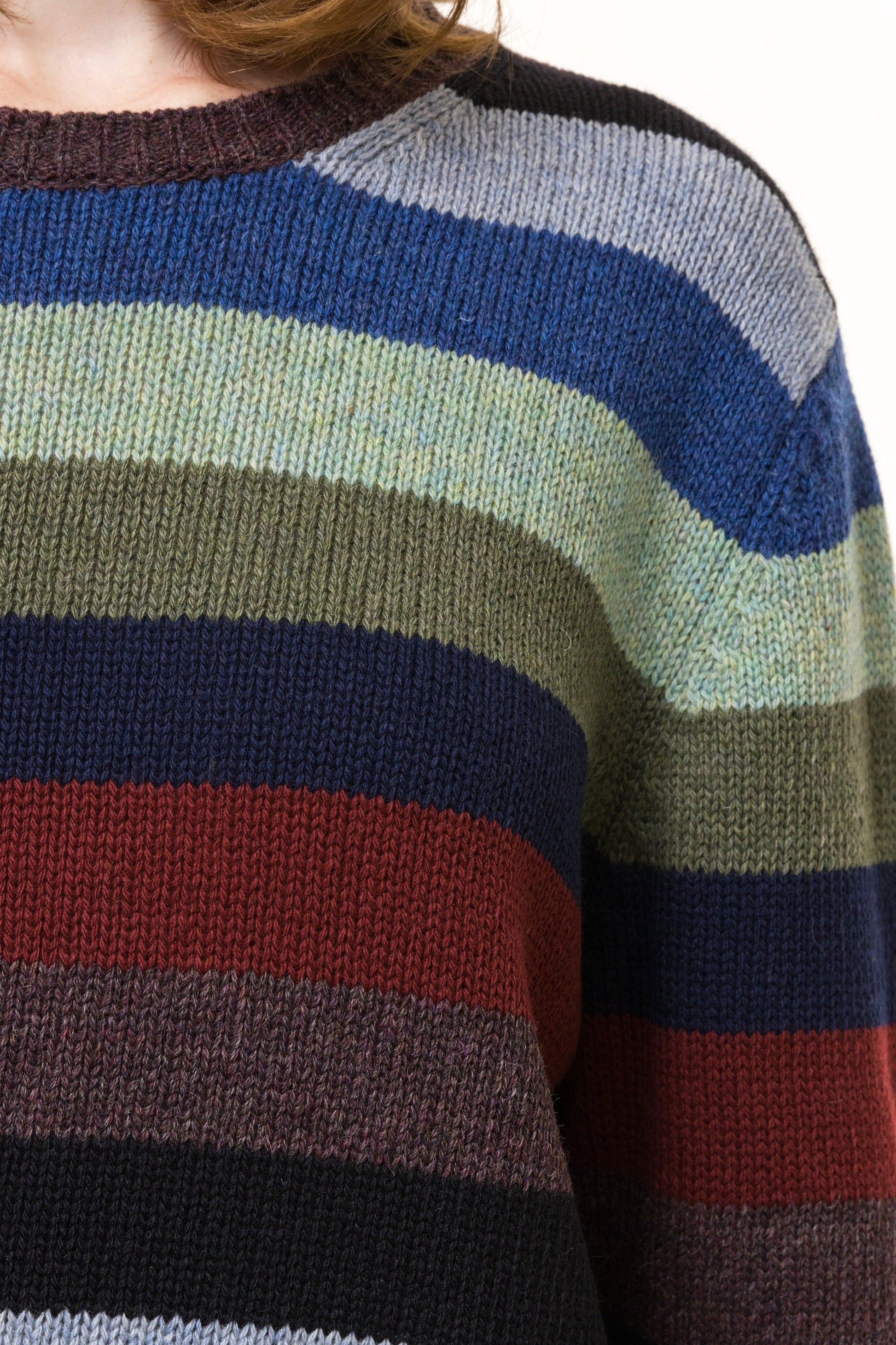 90s Vintage Vtg Retro Benetton Rainbow Abstract Pattern Pure Wool Mulicolor Sweater Large/ Vintage Woman Autumn Fall Cosby Wool Jumper