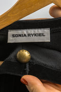 Sonia Rykiel Paris Black Velvet Long Cardigan/Vintage Rykiel Cardigan/Vintage Paris Long Cardigan