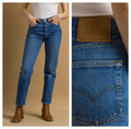 90s Vintage Size 28 Vintage 501 Blue Slim Fit Straight Leg Levis/ Vintage Woman Levi's Jeans size Small