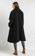 80s Woman Lambswool Coat Women Vintage 80s winter coat long wool coat outerwear maxi winter coat vintage clothing size Small