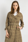 90s Ermanno Scervino beige classic vintage spring coat size S-M / made in italy